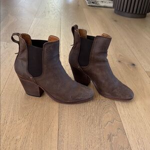 Rag and Bone Brown Leather Chelsea Ankle Boots